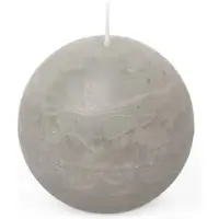 Spaas - Bolkaars rustiek d8 cm lichtgrijs