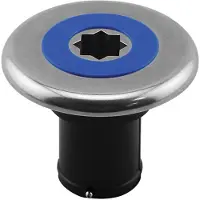 Nuova Rade Inox Water Deck Filler Zilver 38 mm