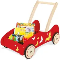 Pinolino Loopwagen Kimi met vlinders rood - Rood