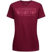 La Sportiva Made Of Mountain T-shirt Met Korte Mouwen Rood XS Vrouw