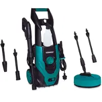 Vonroc Hogedrukreiniger V14-2 - 1400W - 110 bar | Incl. terrasreiniger & accessoires