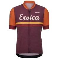 Santini - Eroica Iris - Fietsshirt XL, rood