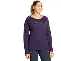Trangoworld Meru T-shirt Met Lange Mouwen Paars S Vrouw