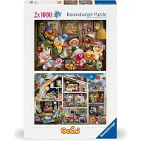 Ravensburger Lustige Gelinis - 2 x 1000 stukjes legpuzzel
