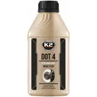 K2 Turbo Serie - DOT 4 Remvloeistof - 0,5L - Volledig Synthetisch - Voor Auto's met ABS/ESP