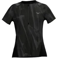 Mizuno Trail Graphic T-shirt Met Korte Mouwen Zwart XS Vrouw