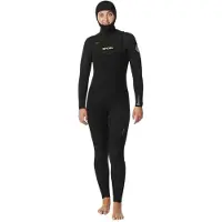 Rip Curl D/patrol 5/4 Mm Dames Wetsuit Met Lange Mouwen Capuchon En Rits Op De Borst