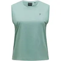 Peak Performance Explore Graphic Mouwloos T-shirt Groen XS Vrouw