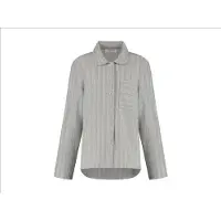Yumeko Pyjamashirt Flanel L Grijs - Eco, Bio & Fairtrade
