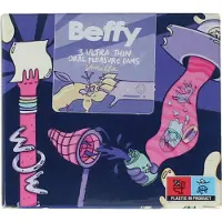 Asha International Beffy - Beflapje Vanilla - 3 stuks