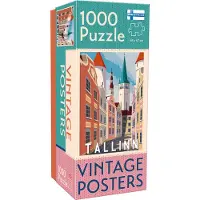 Tactic Vintage Cities - Tallinn Poster Puzzel (1000 stukjes)