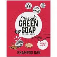 Marcel's Green Soap Shampoo Bar - Argan & Oudh - 6 x 90 gr