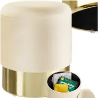 TecTake - Zitkruk Sarina creme-wit - 403960