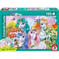 Schmidt puzzel eenhoorn 100 stukjes kinderpuzzel duurzaam karton.
