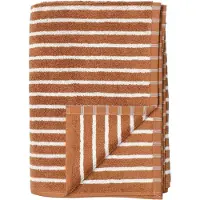 Scandi Living Drift badhanddoek 100x150 cm Bruin-wit