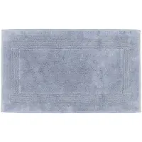 Cawö Badmat Uni Keerbaar Nordic Blue-70 x 120 cm