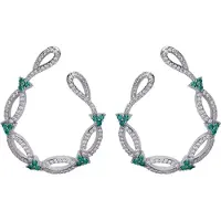Avant Garde Oorbellen 'Milena' zilver