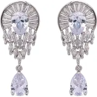 Avant Garde Oorbellen 'Fridaia' zilver