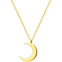 Hey Happiness Ketting 'Halbmond' goud