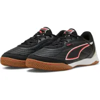 Puma PRESSING futsalschoenen uniseks, Zwart/Rood/Wit, Maat 42
