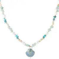 Cala Rose Ketting 'AZURE DREAM' blauw