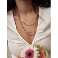 Hey Happiness Ketting 'Timeless Triple' goud