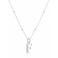 Hey Happiness Ketting 'Letter F' zilver