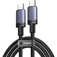 UGREEN USB-C naar USB-C kabel, L528, 100W, 1 meter (grijs)