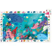 Djeco Observatiepuzzel Aquatisch DJECO blauw