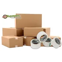 Aquagart 108 x Professionele plakband, extra sterke verpakkingstape, 50 mm x 66 m