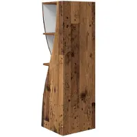 vidaXL Hoekkast 32x32x102cm Bewerkt hout Oudhout