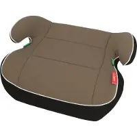 Carkids i-Size Zitverhoger Sam - Voldoet aan I-Size R-129 Norm - Voor Kinderen van 125-150cm – Afneembare & wasbare hoes - Flexibele installatie - Taupe/Zwart