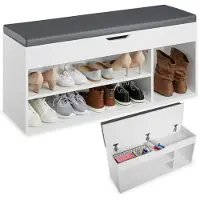 TecTake - Schoenenbank Natalya wit SKU: 403623