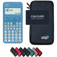 Casio fx-82NL incl. WYNGS Beschermhoes Blauw - Wetenschappelijke Rekenmachine - Basis Pakket