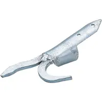 Talamex Boat Hook Galvanised Zilver 150 mm