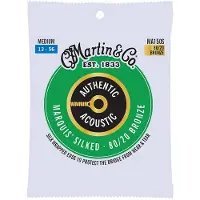 Martin strings MA150S AUTHENTIC SILKED MEDIUM 80/20 BRONZE MEDIUM 13-17-26-35-45-56