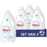 Robijn 3x Vloeibaar Wasmiddel Stralend Wit 60 Wasbeurten 3 Liter