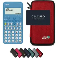 Casio fx-82NL incl. WYNGS Beschermhoes Rood - Wetenschappelijke Rekenmachine - Basis Pakket