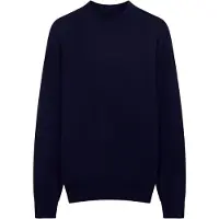 GOBI Cashmere Trui 'Men's Timeless Mock Neck Cashmere Sweater' navy