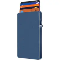 Musthavz MagSlider MagSafe Aluminum Wallet Blauw