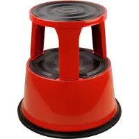 Desq Opstapkruk Desq 42cm metaal rood