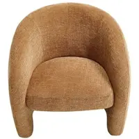 Vente-unique Kinderfauteuil in kamelkleurige chenillestof ROMICOU