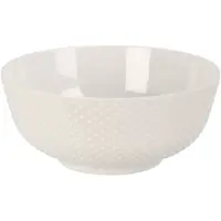 Cookinglife Soepkommen / Kommen - CampVibe - Outdoor - Kunststof - Onbreekbaar - Wit ø 16.8 cm - 4 Stuks
