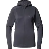 Haglöfs - Women's L.I.M Mid Multi II Hood - Fleecevest L, grijs