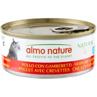 Almo Nature HFC Natural kip met garnalen natvoer kat (150 g) 24 x 150 g