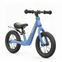 Nee Loopfiets 12 inch met Luchtbanden - Kinderfiets voor Jongens en Meisjes - Vanaf 2 jaar - Inclusief fietspomp - Buitenspeelgoed - Verstelbaar zadel - Lichtgewicht Magnesium (3,1 kg) - Blauw