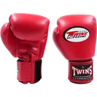 Twins special BGVL3 Bokshandschoenen – Echt Leer – Muay Thai & Kickboksen – Rood – 16 oz