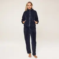 Lingadore - Fluffy Huispak Dark Denim - maat XXL - Blauw