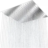 TecTake RVS Regendouche Douchekop - Vierkant 30x30cm