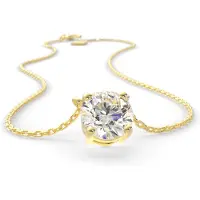 SERASAR Premium ketting dames [Zirconia] | Roestvrij 316L chirurgisch staal | Waterdicht | Verstelbare lengte | Kleur: Goud | Inclusief sieradendoosje